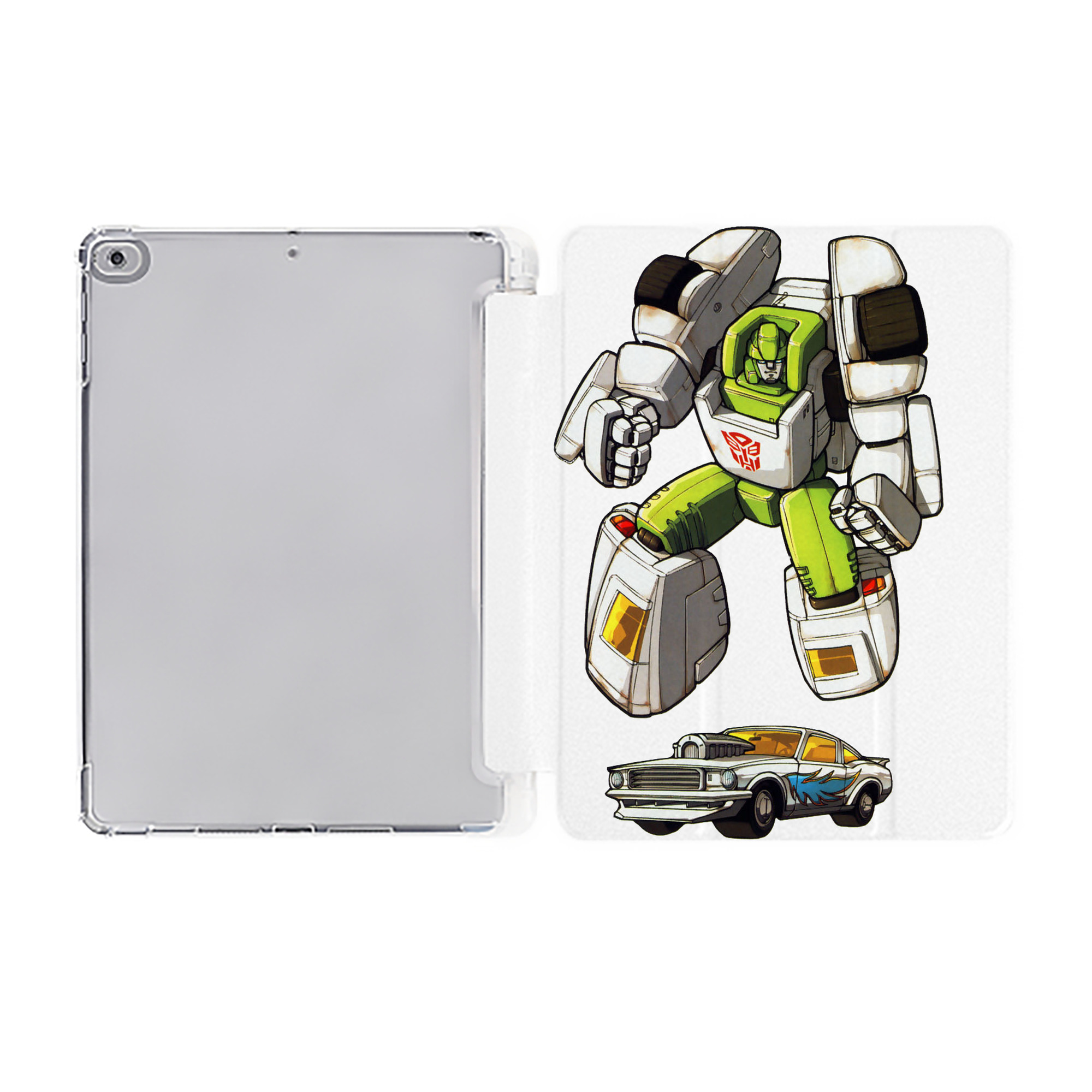 （画像用）  IPad ケース ペン収納付き 三つ折りスタンド PUレザー×シリコン 対応機種9.5/10.5/10.9インチ